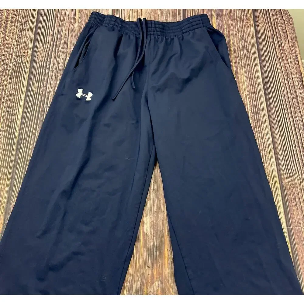 Under Armour UA Blue Track Pants Mens Size Medium